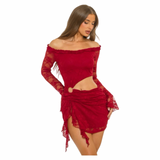 Sweet Temptation Lace Mini Dress