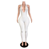 Diamond Doll Halter Jumpsuit