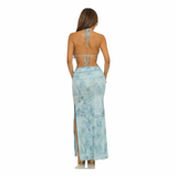 Preety Azure Beaded Muse Maxi Dress