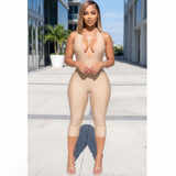 On The Scene Capri Jumpsuit