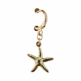 Preety Golden Starfish Bikini Charm
