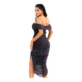 Polka Muse Dress & Scarf Set