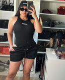Cutie patootie shorts set