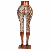 Wild Luxe Snake Capri Pants
