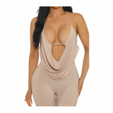 Glitter Capri Jumpsuit