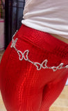Eyes on me snake capri pants