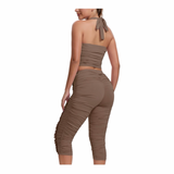 Preety Halter Capri Set