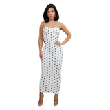 Polka Midi Dress