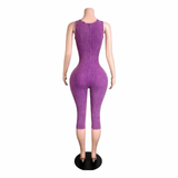 Hour Glass Capri Jumpsuit