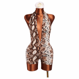 Wild Luxe Snake Romper