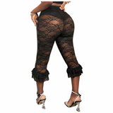 Vintage lace capri pants