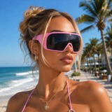 Girly Y2K Shield Glasses