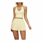 Halter Tennis Skirt Set