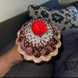 Birthday Girl Cupcake Shoulder Clutch Purse