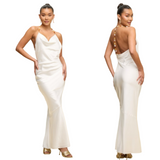 Soft life satin muse dress