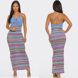 Tribal temptation maxi dress