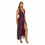 Midnight Rose Maxi Dress