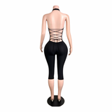 Summer Pop Capri Jumpsuit