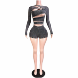 Preety After Hours Cutout Romper