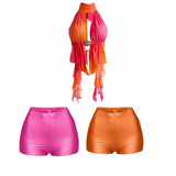 Tropical Glow Halter Top