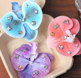 Orchid Glam hair clip