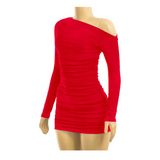 See you there shoulder dress