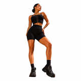 Lace Me Up Ribbed Set
