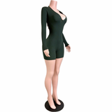 Preety After Hours Lace Up Romper