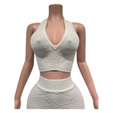 Sunlit Sculpt Halter Set