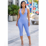 On The Scene Capri Jumpsuit