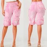 Oil girly cargo shorts