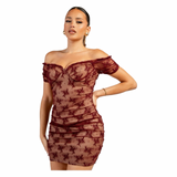 Private Affair Lace Mini Dress