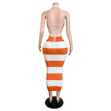 Paradise Striped Maxi Dress