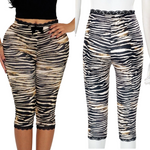 Lace capri pants