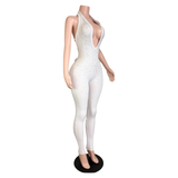 Diamond Doll Halter Jumpsuit