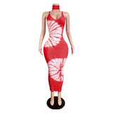 Preety Enrgy tie dye dress w/headband