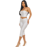 Preety sculpt capri set