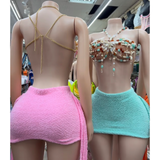Luxe Resort Beaded Skirt Set