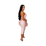 Blush Hour Ring Capri Set