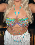 Mermaid Goddess beaded top