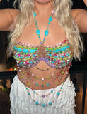 Mermaid Goddess beaded top