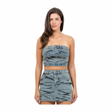 Preety Blue Crush Denim Set