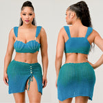 Mermaid knit set
