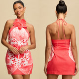 Preety in Orchid Flowers dress