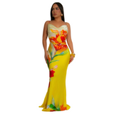 Fun blooms maxi dress
