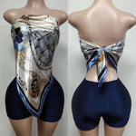 Scarf shorts set
