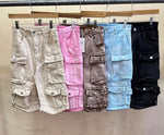 Oil girly cargo shorts