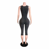Hour Glass Capri Jumpsuit