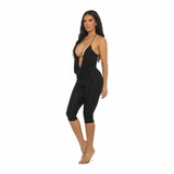 Glitter Capri Jumpsuit