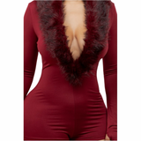 Fur The Night Luxe Romper